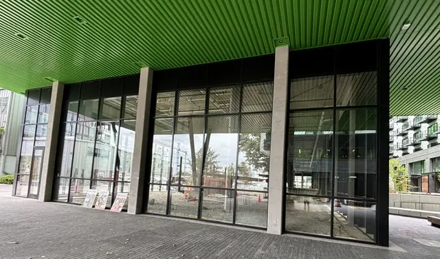 Commercial Building Storefront Windows