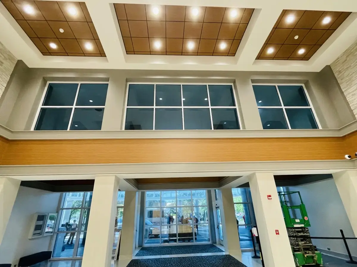 Lobby Aluminum Windows and Entry Doors