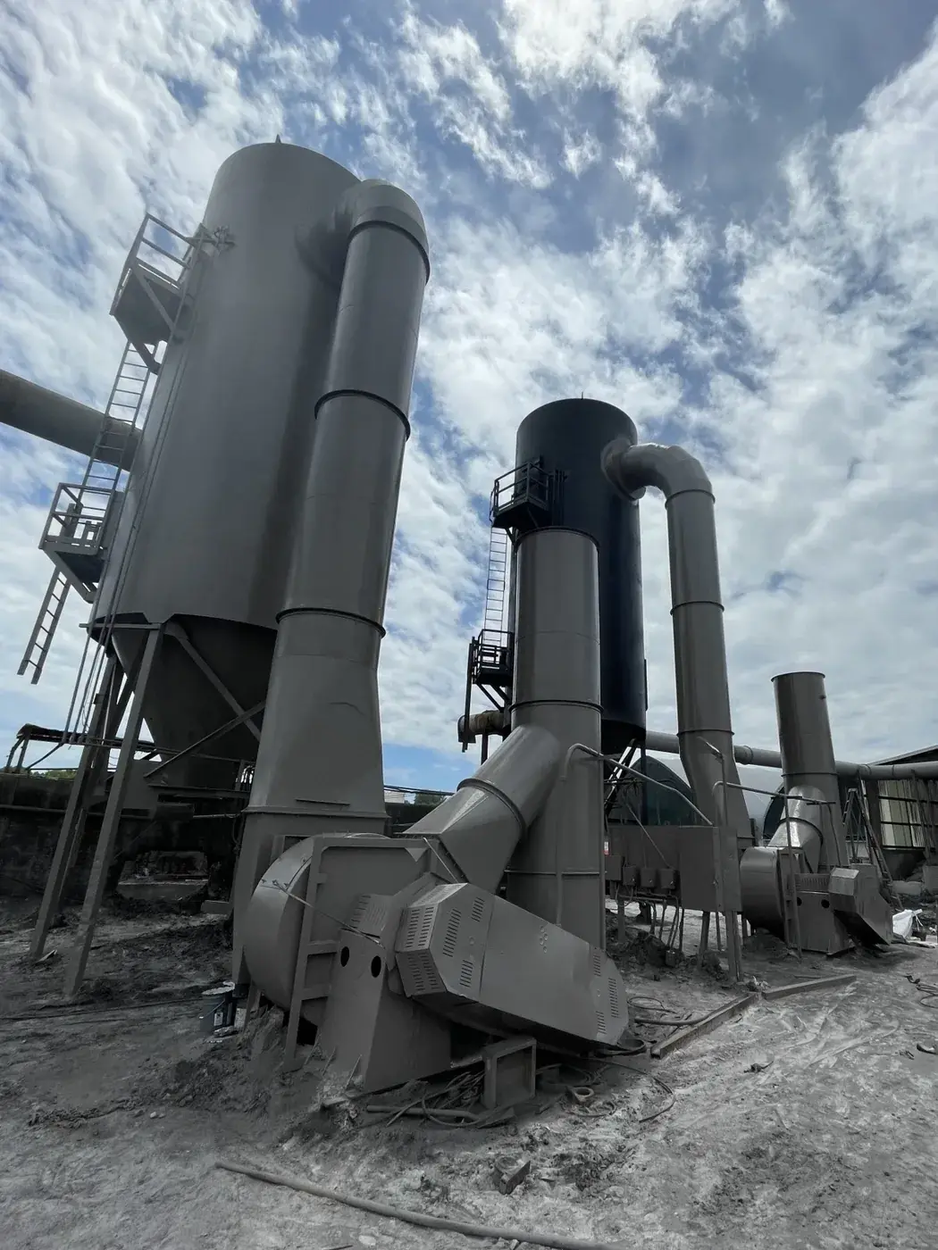 Industrial Dust Collection Stacks
