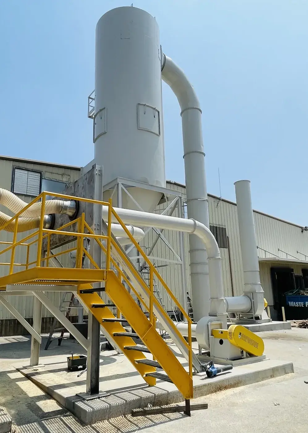 Plant Scrubber Stack and Access Stairs